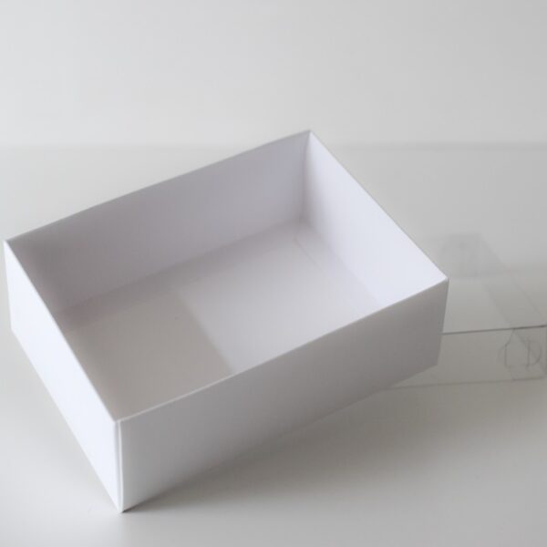 C6 Box Board Base With Clear Lid - 50mm Deep - Pack of 10 - Image 4