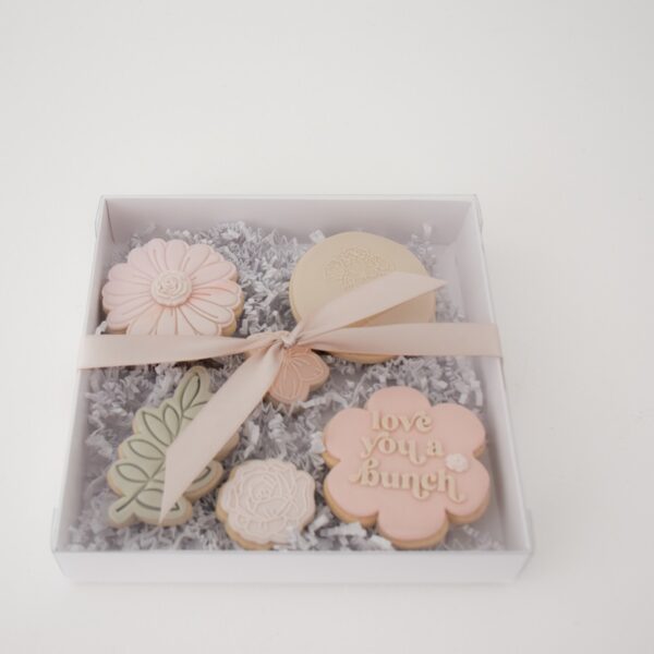 8 Inch Square Cookie Box 40mm Deep With Clear Lid - Pack of 10